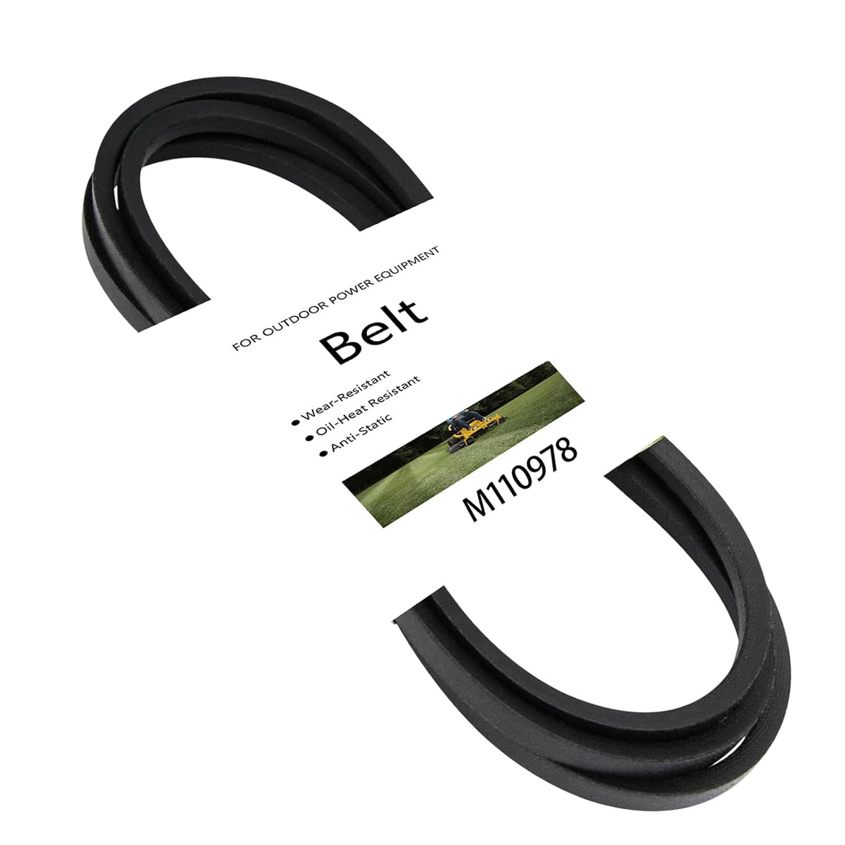 M110978 Lawn Mower Drive Belt for John Deere LX172 LX173 Honda 22431-V09-A01 HA4118 H38A H48A, 1/2" x 102 1/4"