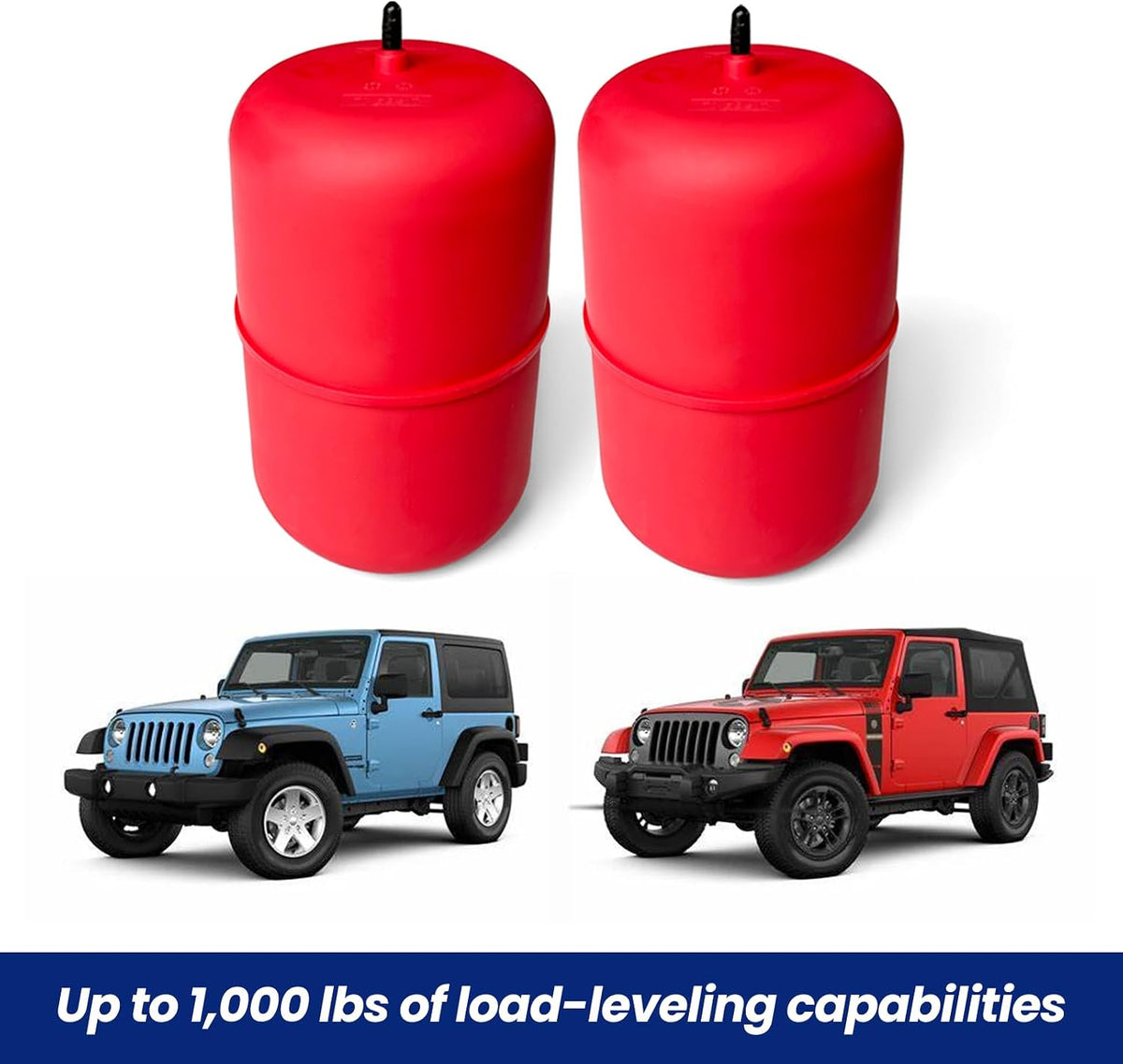 Rear Air Spring Bag Suspension Kit for 07-18 Jeep Wrangler