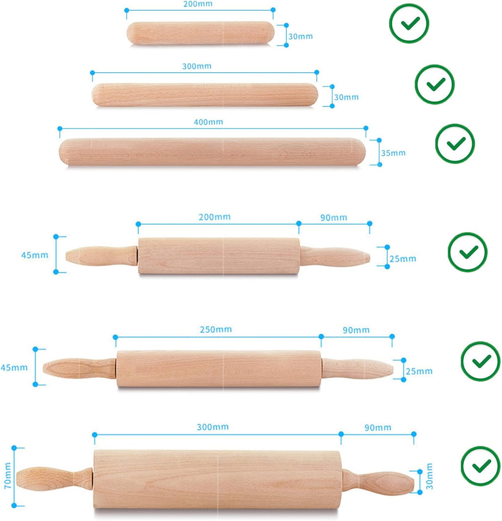 Rolling Pin Holder Rolling Pin Display Rack Rolling Pin Storage - Hardware Included - No Rolling Pin-4/PK