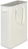 Slim Laundry Basket, Narrow Laundry Hamper with Handles, Collapsible Dirty Clothes Hamper, Tall Laundry Bin for