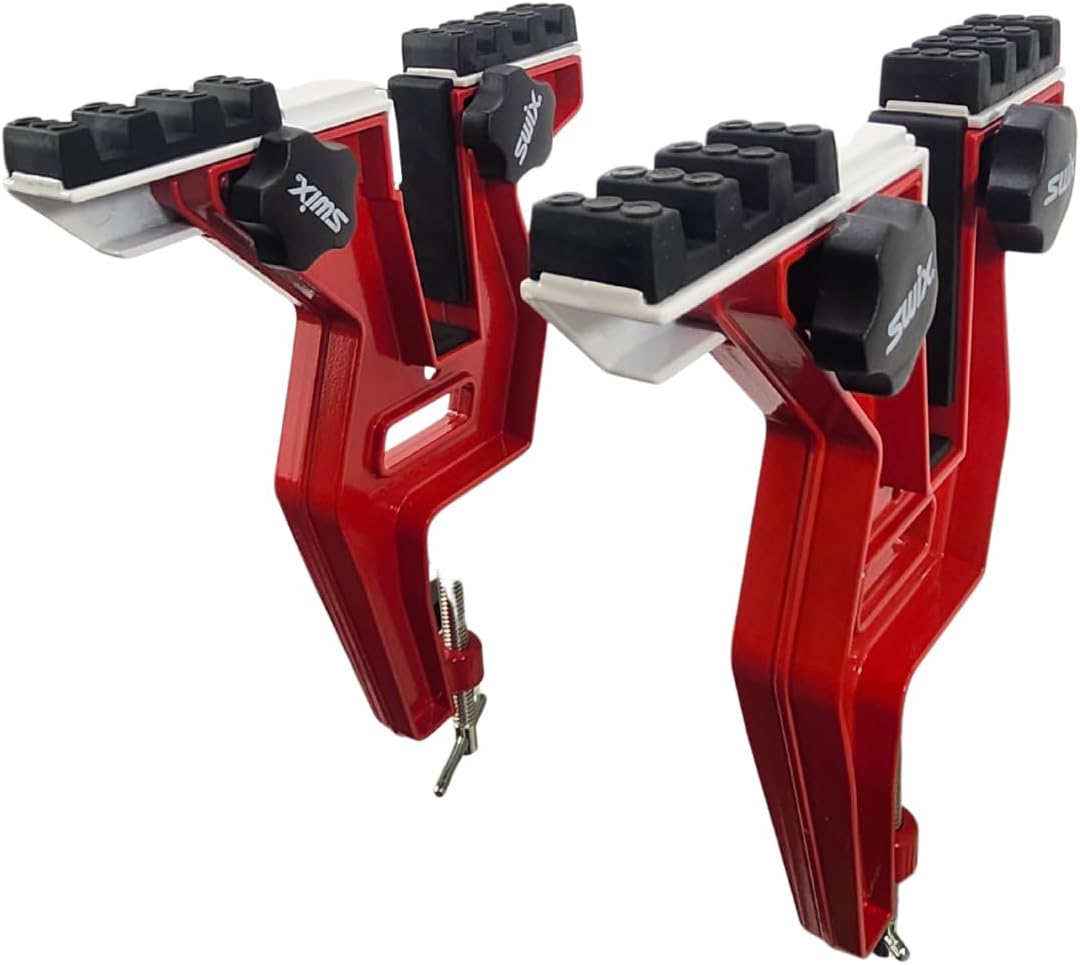 Pro Snowboard Vise Clamp for Workbench Tuning, Adjustable Width