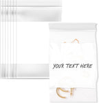 4" X 6" Zip Top Resealable Bags With Writable White Block (1000 Count)