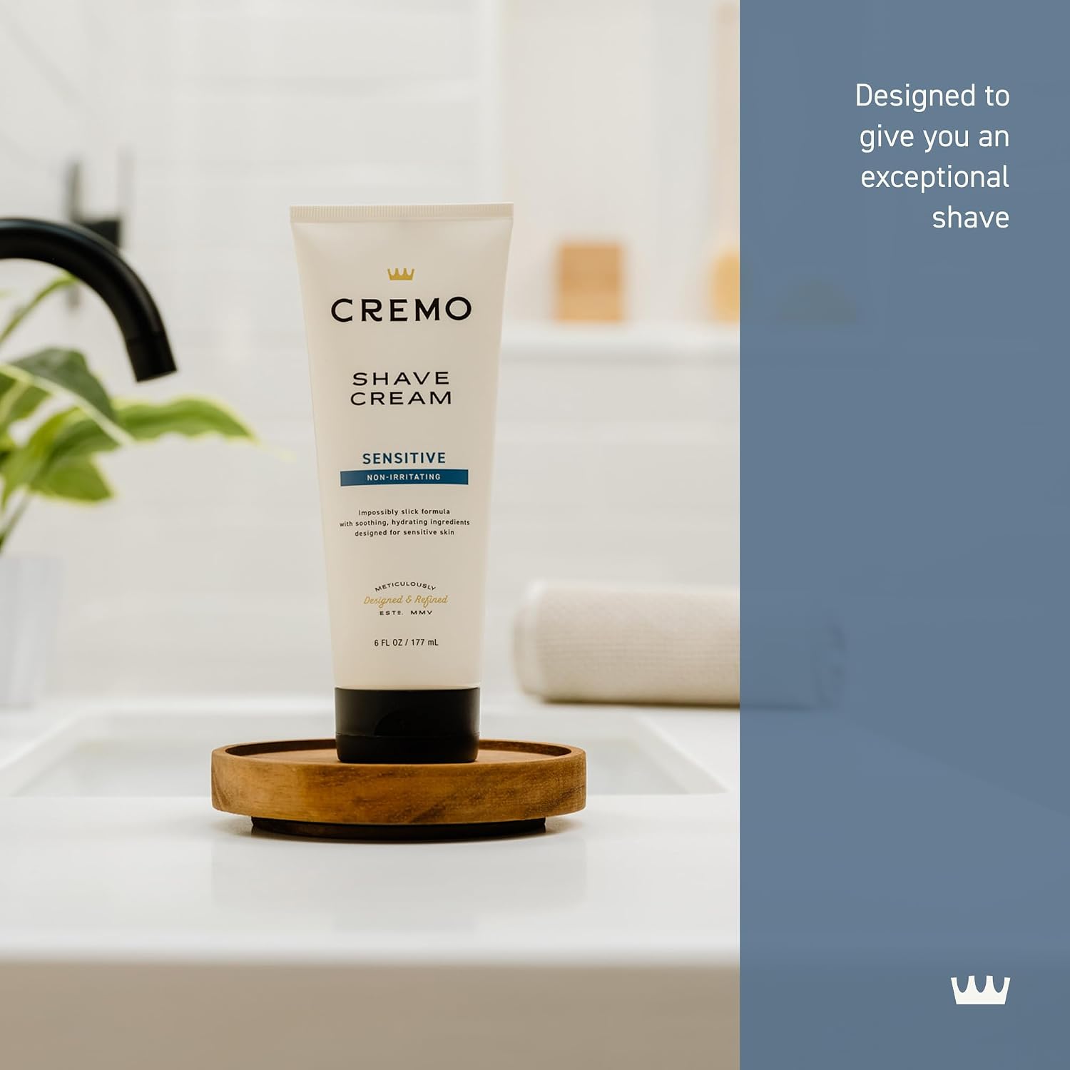Sensitive Shave Cream, Astonishingly Superior Ultra-Slick Shaving Cream for Men, Fights Nicks, Cuts and Razor Burn, 6