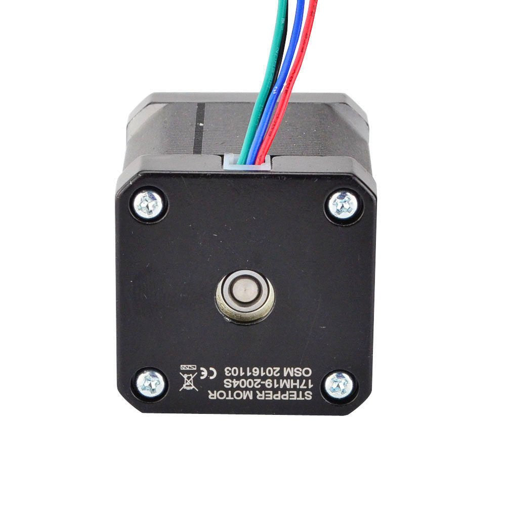 STEPPERONLINE 0.9deg Nema 17 Stepper Motor Bipolar 2A 46Ncm/65oz.in 42x42x48mm 4-Wires DIY CNC