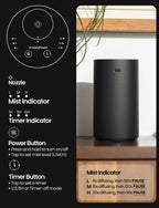 Waterless Essential Oil Diffuser, Portable Car Diffuser, Black