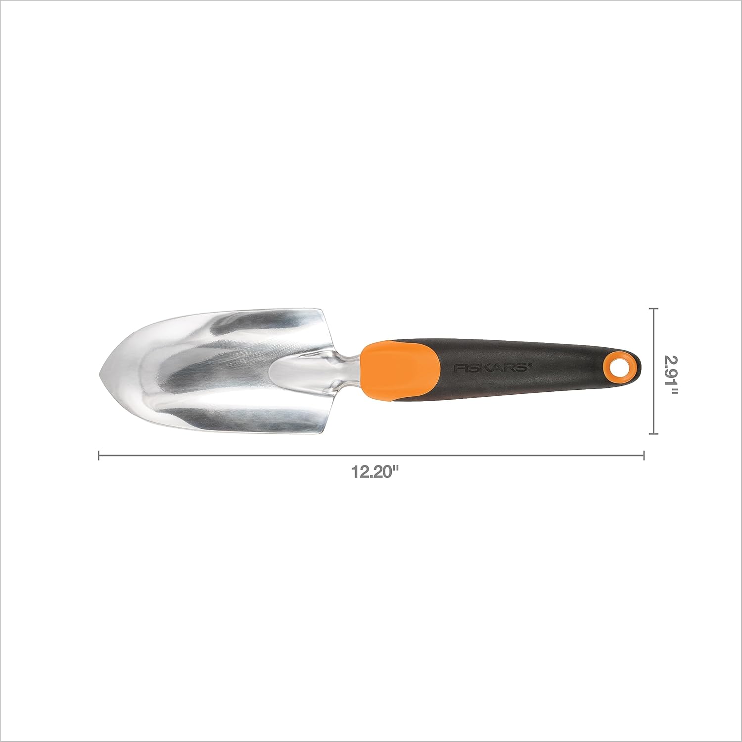 Fiskars Trowel, Heavy Duty Gardening Hand Tool with Hang Hole