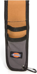 Utility Knife Sheath for Belt, Durable Canvas with PVC Cut-Resistant Sheath Lining, 2-inch Belt Loop, Tan/Grey