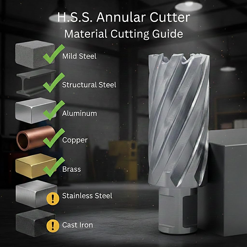 Accusize HSS Annular Cutter Set, HCS1-0000
