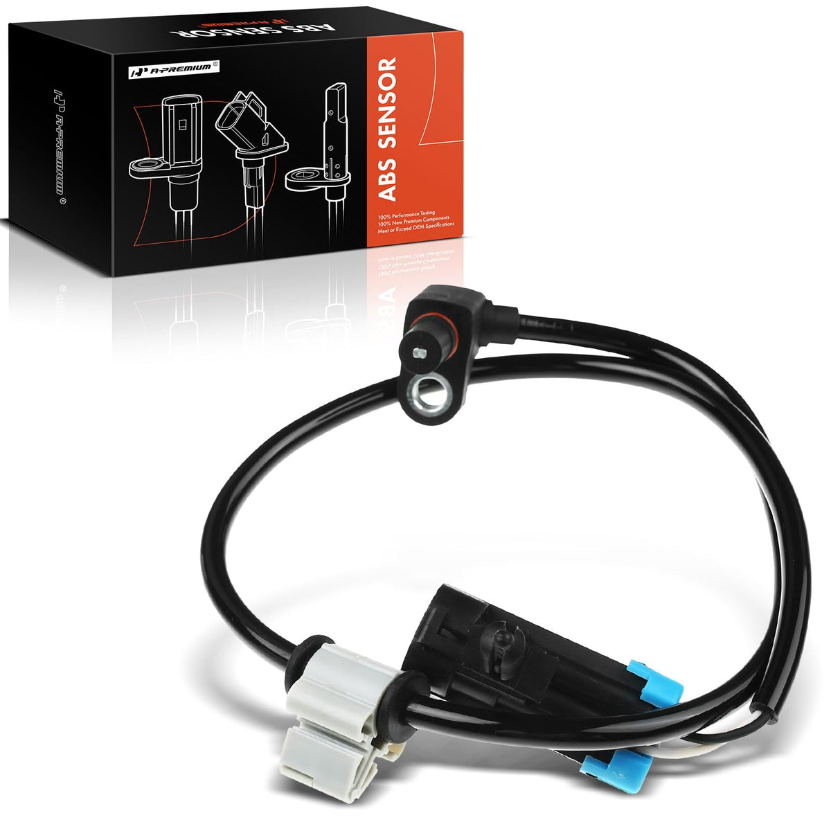 A-Premium Front ABS Wheel Speed Sensor Compatible with GMC