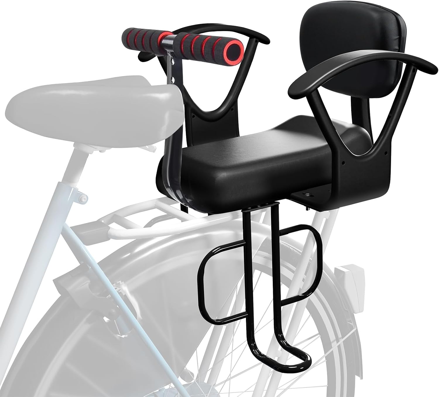 2026 Rear Child Bike Seat,Kids Seat for Adult Bike, Toddlers Rear Mount Bike seat Design for Children Aged 2 to 8