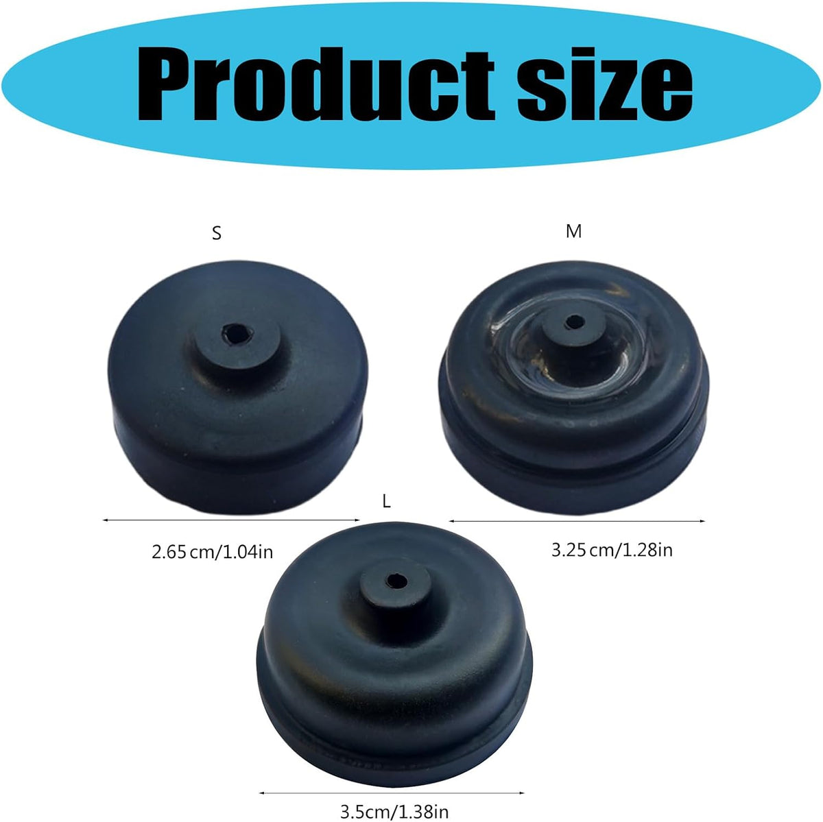 6PCS Rubber Diaphragm Replacement Part Kits Fishtanks Water