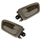 TRQ Rear Interior Door Handle & Bezel Kit Tan