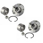 TRQ Front Wheel Bearing & Hub Kit with ABS Sensor