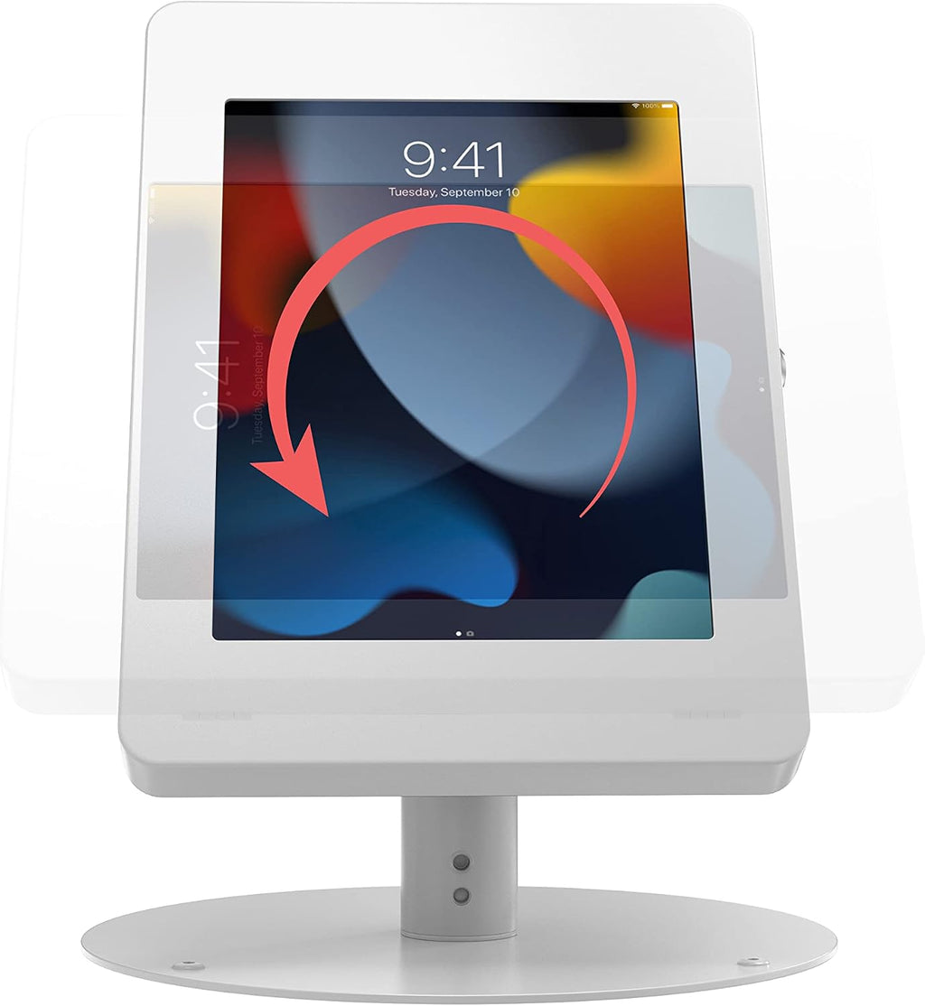 Premium iPad Retail POS Stand – CTA Upscale Tablet Kiosk Stand with 360 Degree Rotation & Locking for Retail