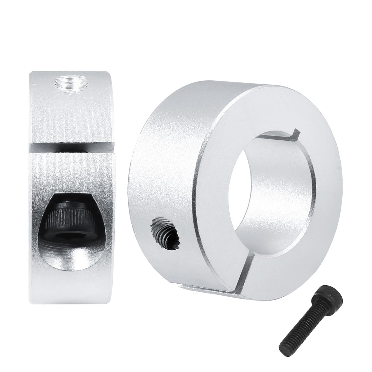 Hordion 4Pcs 20mm Split Shaft Collar, 20mm Bore Dia, 40mm OD, 12mm Thick
