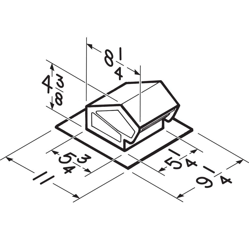 RVK1A Roof Vent Kit, Black