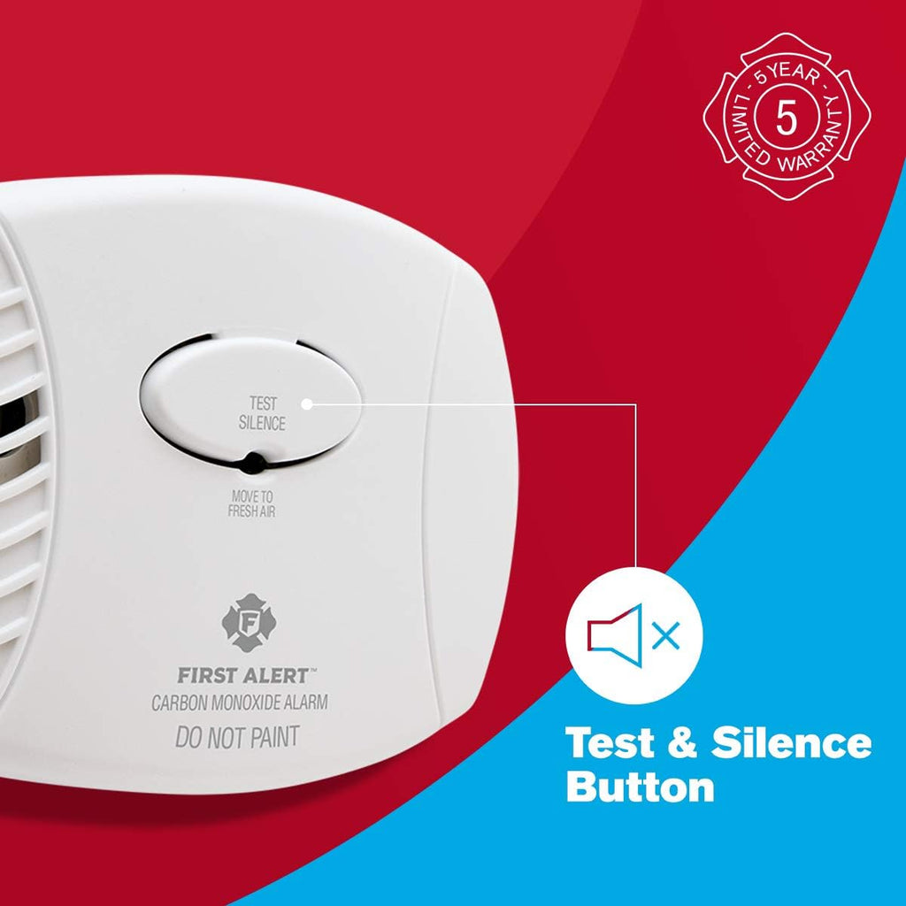 CO400 Carbon Monoxide (CO) Detector, Battery Operated Alarm, 1-Pack