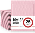 Bubble Mailers 10x13 Inch Light Pink 25 Pack Opaque Padded Envelopes