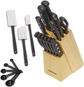 22-Piece Kitchen Knife Block Set, High Carbon Stainless Steel