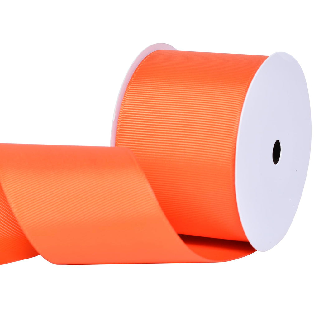 Orange Grosgrain Ribbon, 2 Inch Continuous 10 Yards