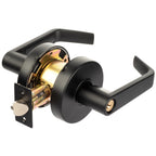 Dynasty Augusta Classroom Lever Lockset, ADA, Grade 2, Flat Black