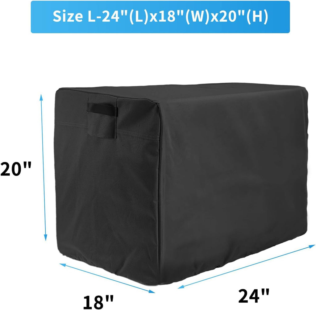 Outdoor Generator Covers 600D Oxford Universal(24x18x20inch)Black