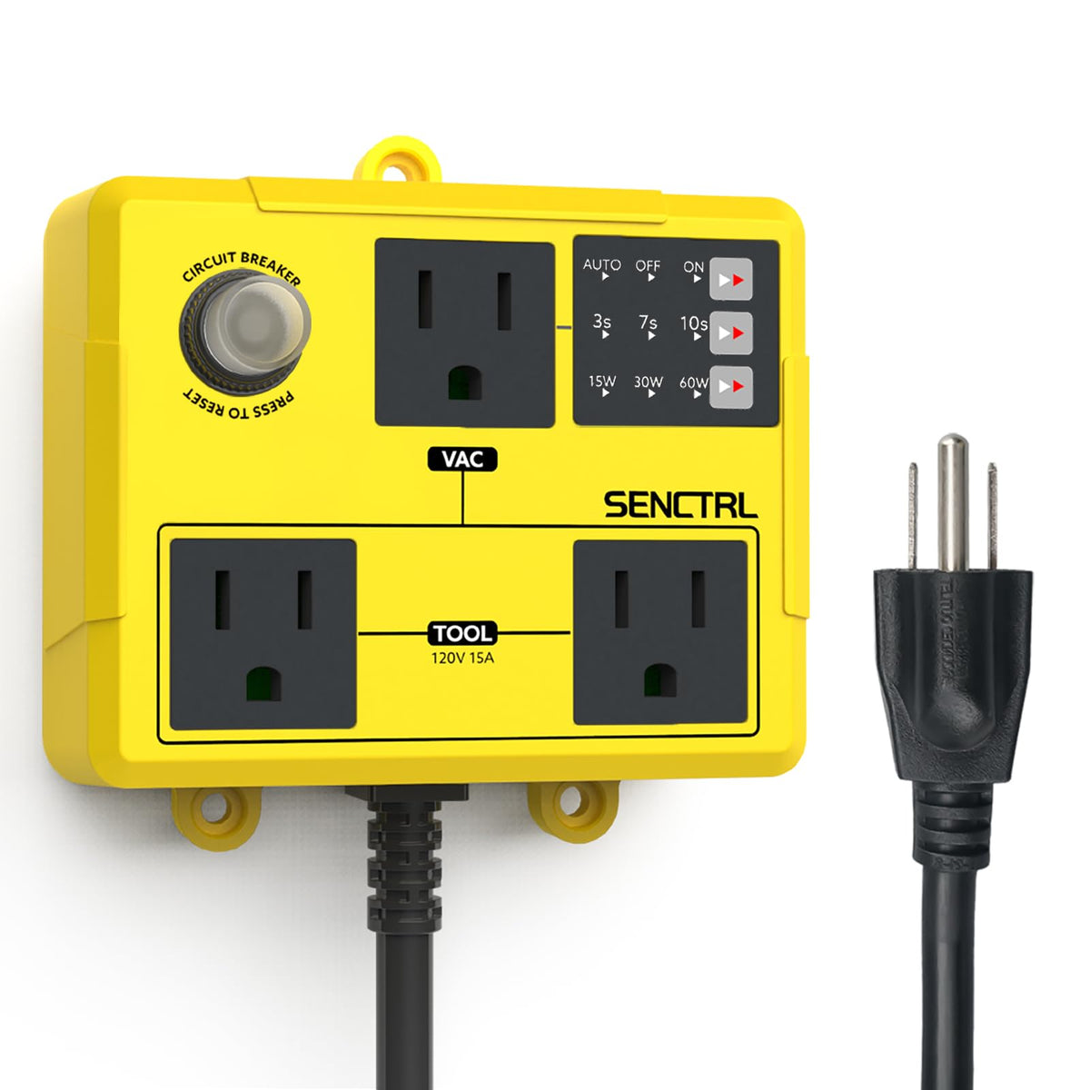 SENCTRL Automatic Vacuum Switch for Power Tools to Turn Vac On and Off Auto
