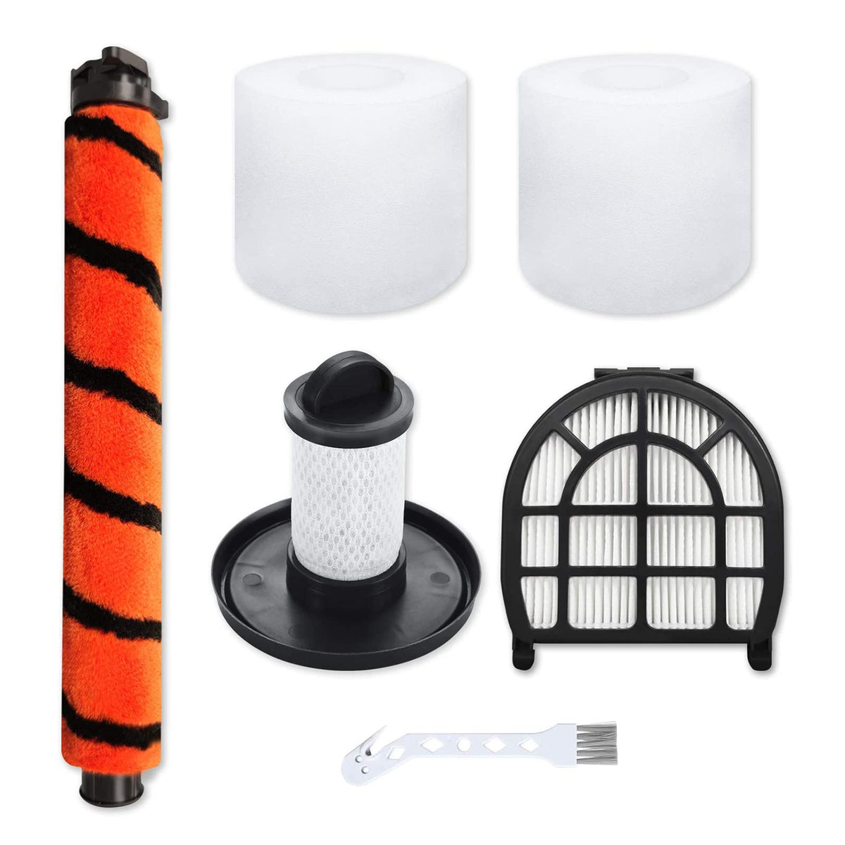 Leemone LZ600 Brush & Filter Kit for Shark APEX UpLight DuoClean, 6 Pack