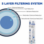 Nufresh Refrigerator Water Filter Replacement for Whirlpool 4396508, 2-Pack