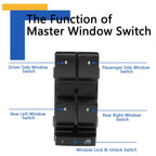 Driver Side Power Master Window Switch for 07-13 Chevy Silverado
