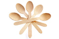 6.25" Wooden Cutlery Spoons- Pack of 250ct