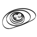 Create idea 6PCS 2GT-6 3D Printer Timing Belt 110mm 122mm 158mm 200mm 300mm 400mm Closed Loop Rubber Belt 6mm Width & 2PCS Timing Belt Pulley 20 Teeth 5mm Bore