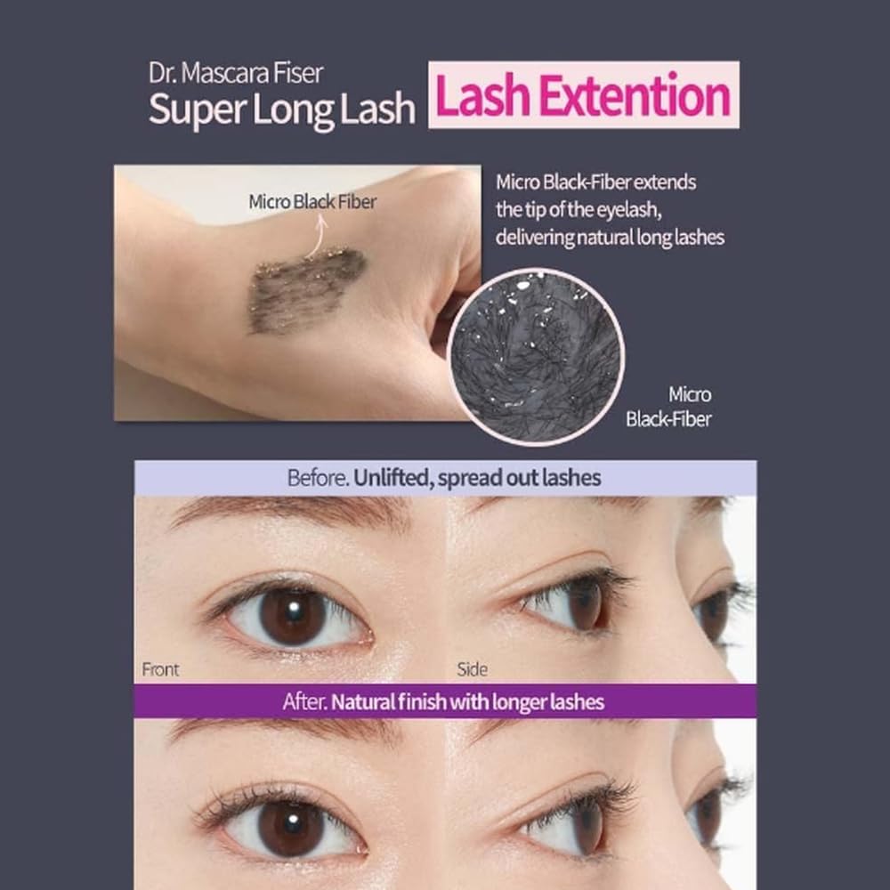 Dr. Mascara Fixer and Primer, Lengthening, Smudge-Proof, 0.203 fl oz