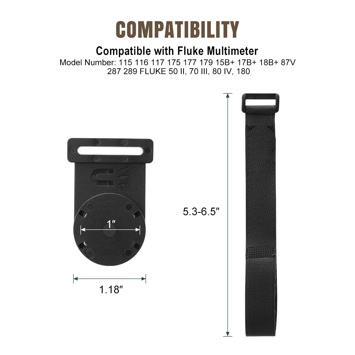 Lenink Magnet Hanger Compatible with Fluke Instruments Multimeter