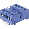 FINDER 90.26 Blue, DIN-Rail/Panel Mount, Plate CLAMP, Relay Socket, Screw Terminal, Socket for 60.12 Relay