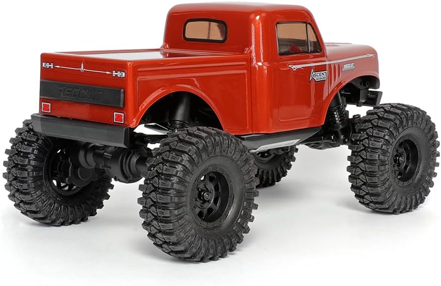 Ascent 18 Brushless RC Rock Crawler – 4WD 1/18 RC Crawler with Portal Axles, High Steer Geometry, Waterproof ESC