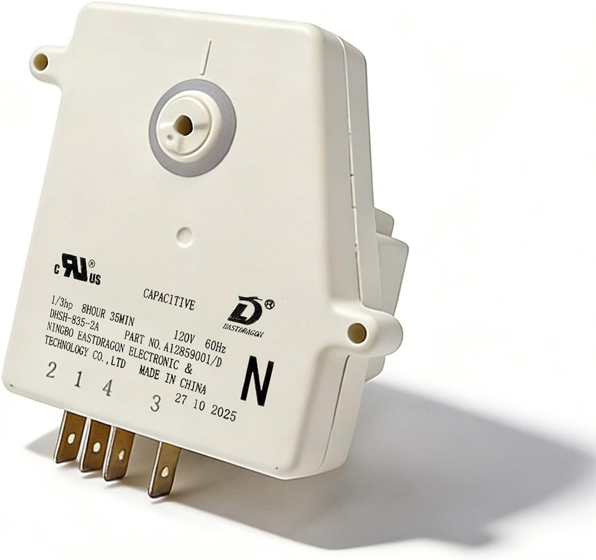 OEM 5304526183 Refrigerator Defrost Timer (8hr 35min) Fit for White-Westinghouse Refrigerator and Frigidaire,Replacement Part 4960382 AP7014390 EAP16227343 A12859004/C DHSH-640-2A PS16227343