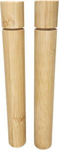 Natural Bamboo Scattering Tubes for Human or Pet Ashes (2-Pack) with Paper Funnel - Eco-Friendly 100 Percent Bamboo