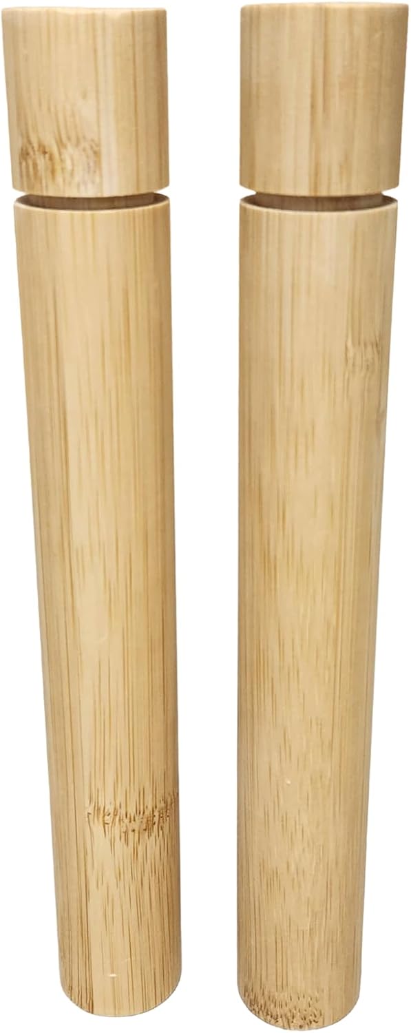 Natural Bamboo Scattering Tubes for Human or Pet Ashes (2-Pack) with Paper Funnel - Eco-Friendly 100 Percent Bamboo