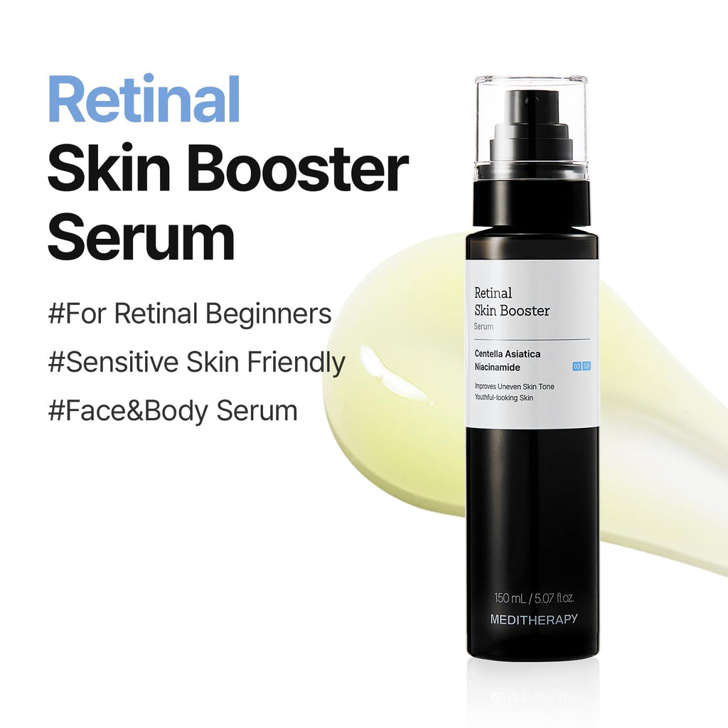 Retinal Skin Booster Serum | Retinaldehyde, Niacinamide Anti-Aging Serum - K-Beauty Facial Serum for Fine Lines