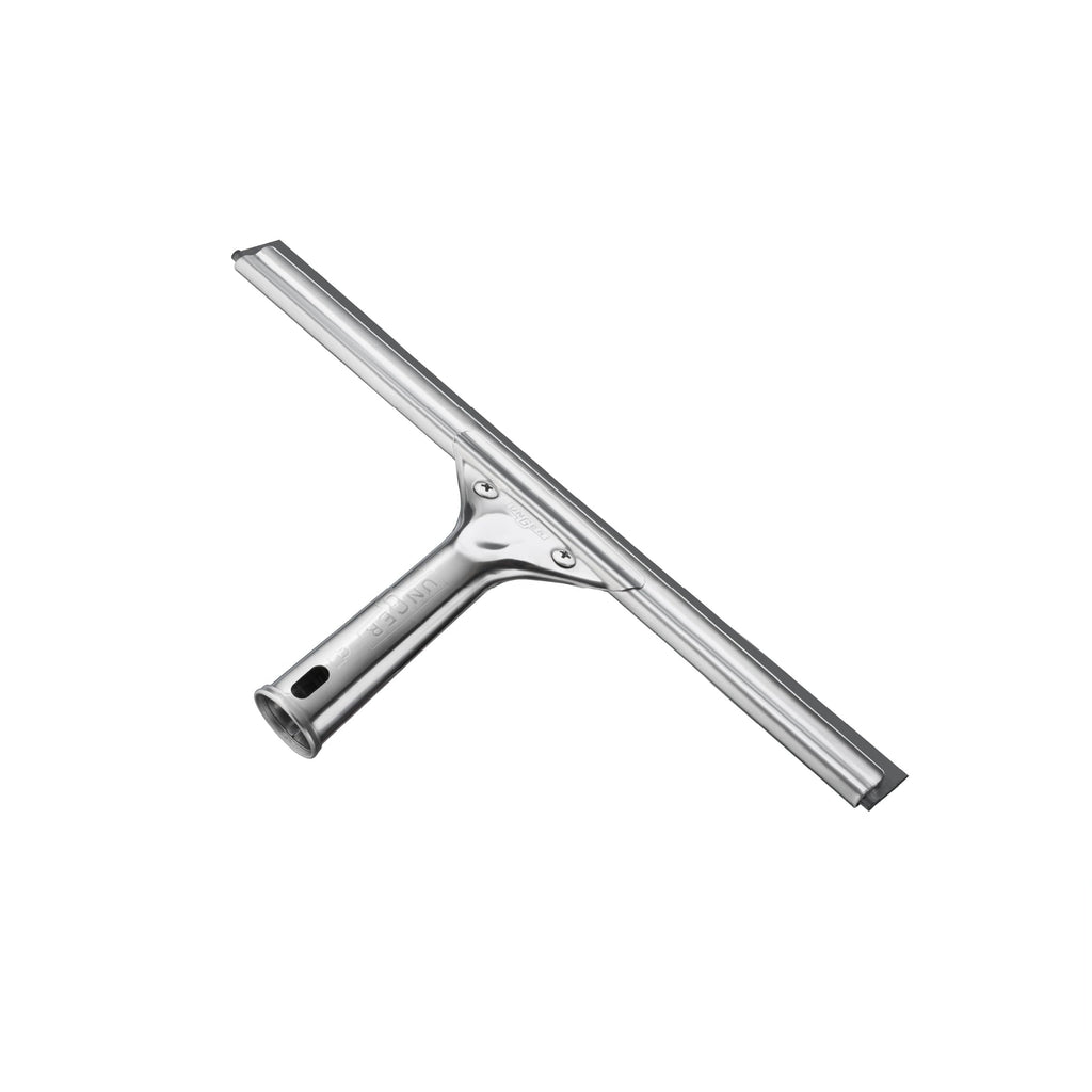 Professional Stainless Steel Heavy-Duty Squeegee, 12", Silver
