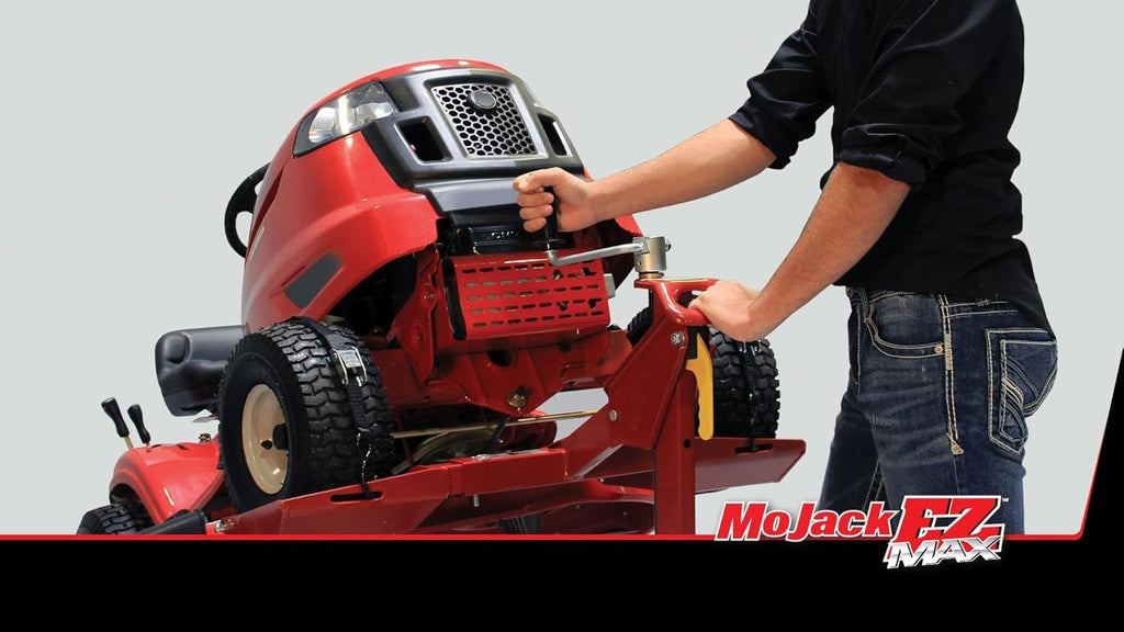 EZ MAX 45001 Riding Lawn Mower Lift Jack, 450 lb, Zero Turn/Tractor | Fits 18.5-47.5in Wheel Span - Raises Deck 24in