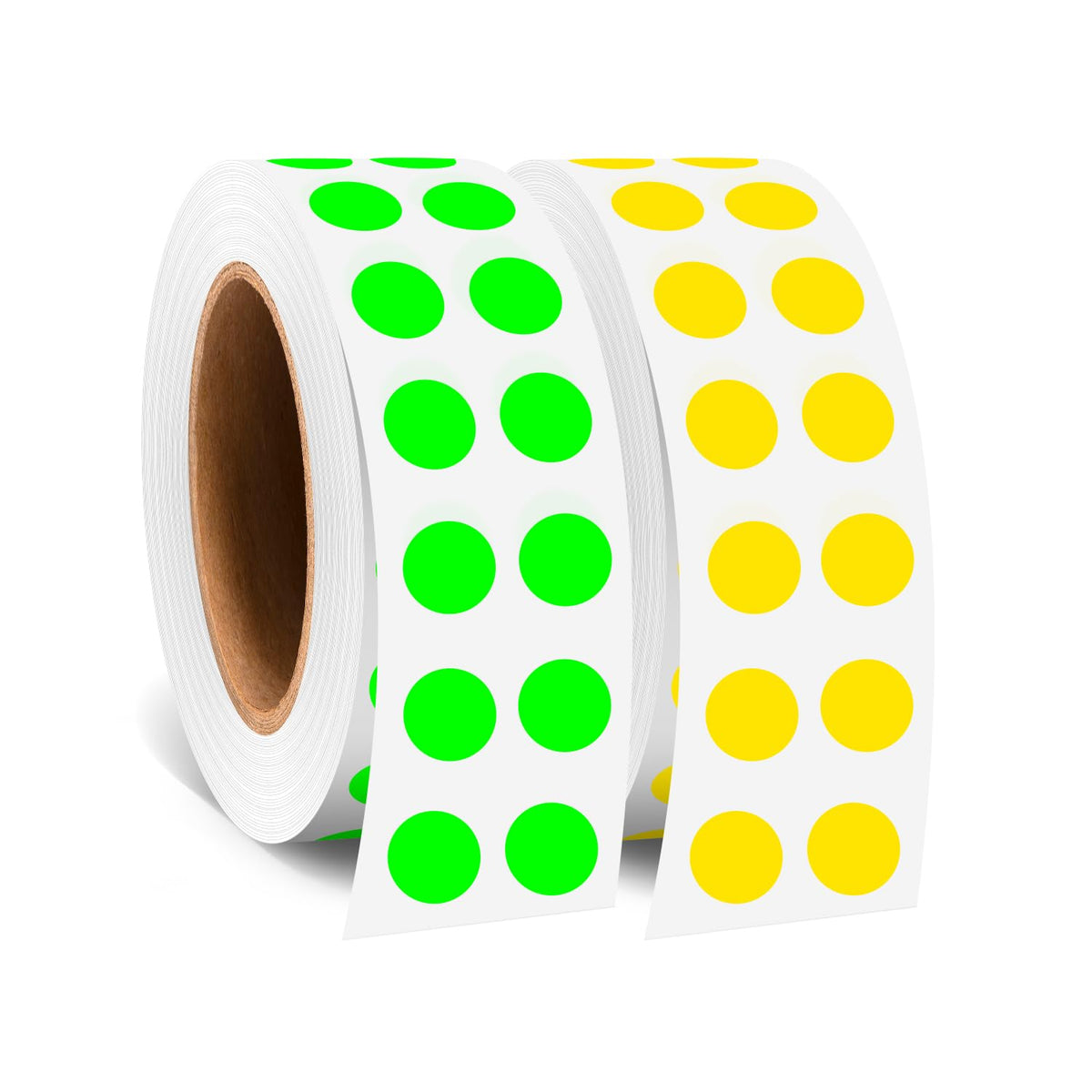 0.25 Inch Small Round Stickers Dot Stickers, 2000 PCS Color Dots
