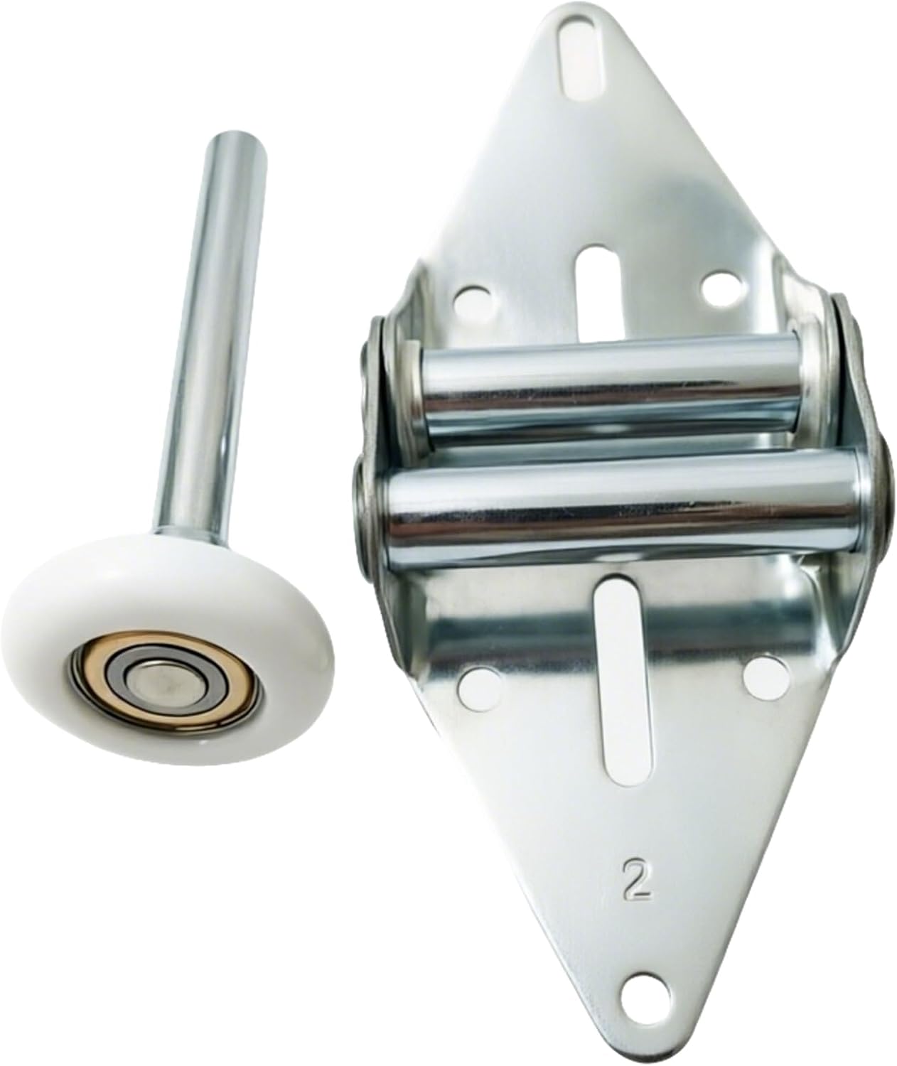 #2 Garage Door Hinge and Roller Kit, 6200ZZ Dual Sealed Bearings