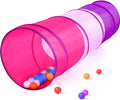Kids Play Tunnel Tent for Toddler, 6-ft Pop Up Crawl Tunnel Toy for Baby Infant Children or Dog Cat, Collapsible Gift