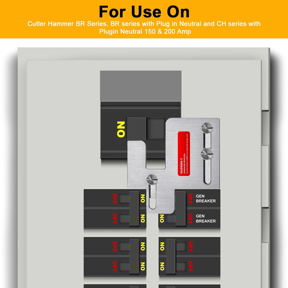 Generator Interlock Kit Compatible with Eaton Cutler Hammer