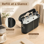 Countertop Multifold Paper Towel Dispenser, Black