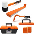 Laminate Flooring Tools - 44 Pcs Floor Installation Kit for Vinyl/Wood Plank with 8 oz Rubber Mallet, Pull Bar, Claw