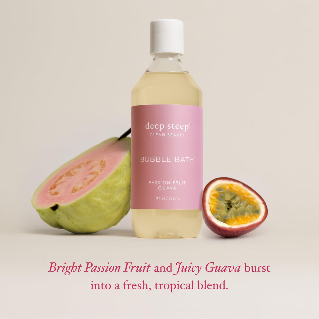 Bubble Bath, Passion Fruit Guava, 10oz, Hypoallergenic