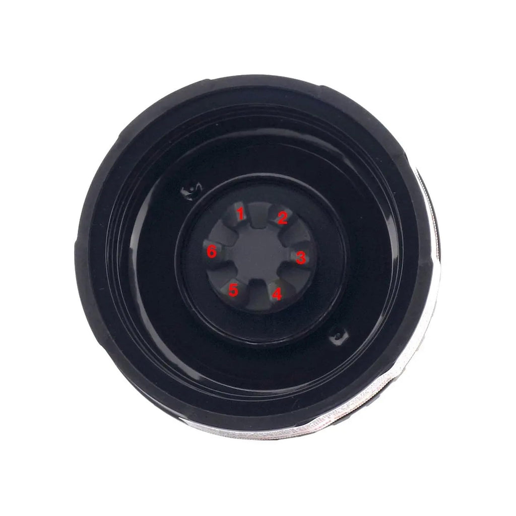Extractor Blade Assembly Replacement Part 322KKU770，Compatible For Nutri Ninja，BL770 BL771 BL773CO (6 Fins)